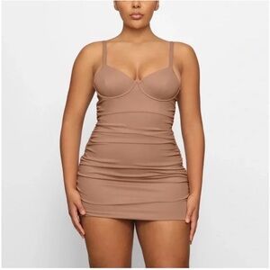 SKIMS Tan One Piece Swimsuit